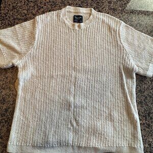 Abercrombie Sweater Knit Crew Tee